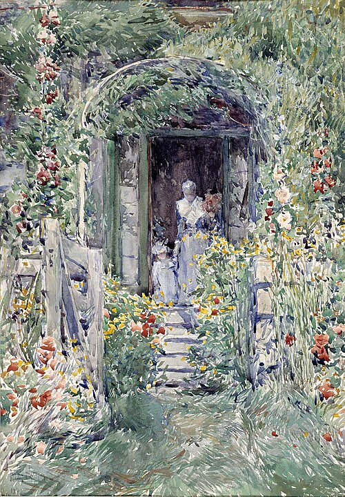 The Garden in Its Glory, 1892, Childe Hassam