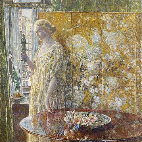Tanagra (The Builders, New York), 1918, Childe Hassam