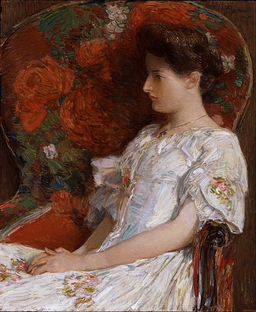 The Victorian Chair, 1906, Childe Hassam