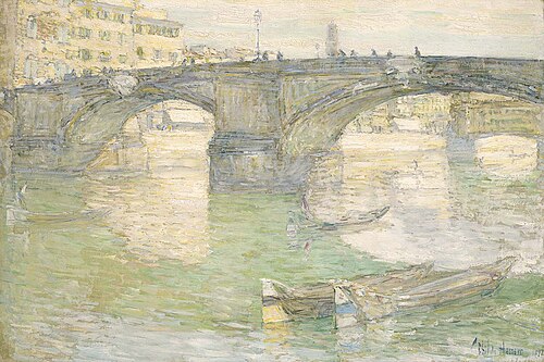 Ponte Santa Trinità, 1897, Childe Hassam
