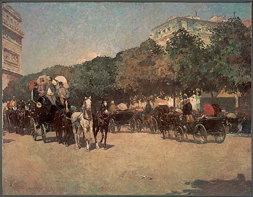 Grand Prix Day, 1887, Childe Hassam