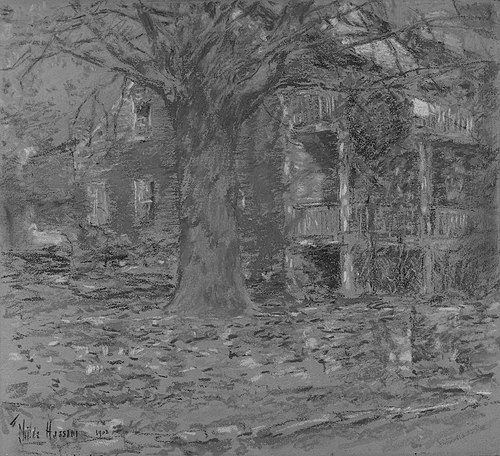 The Old Holley House, 1902, Childe Hassam
