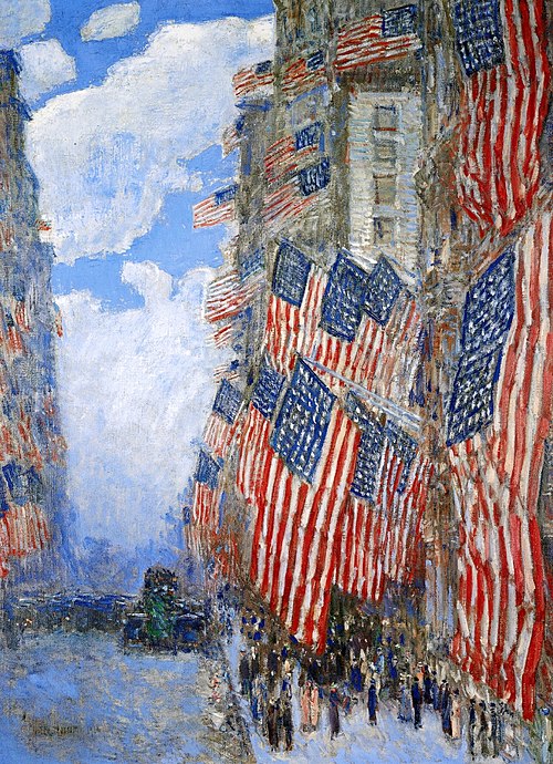 The Fourth of July, 1916, 1916, Childe Hassam
