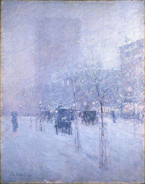 Late Afternoon, New York, Winter, 1900, Childe Hassam