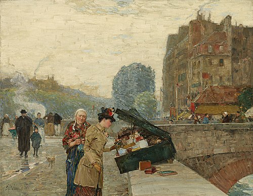 Quai de St. Michel, 1888, Childe Hassam