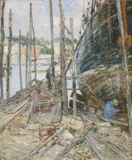 The Caulker, 1895, Childe Hassam