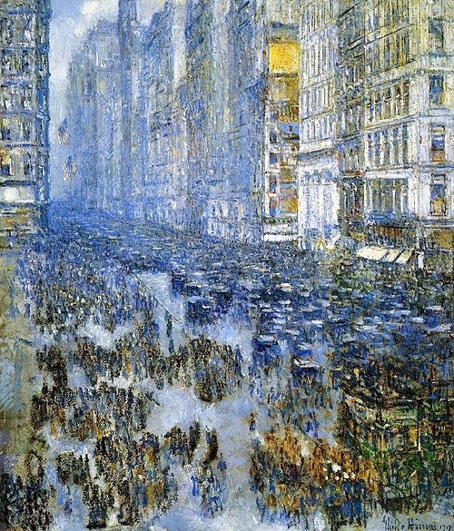 Fifth Avenue, 1919, Childe Hassam
