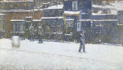 The Messenger Boy, 1903, Childe Hassam