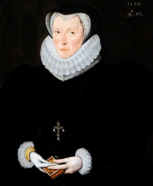 Lady Catherine Constable (d.1591), Daughter of Henry Nevil, Earl of Westmorland, Second Wife of Sir , 1590, Robert Peake l'Ancien