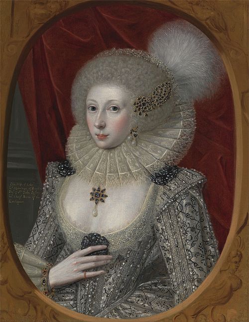 Portrait of a Woman, possibly Elizabeth Pope (ca. 1585; living 1624), 1616, Robert Peake l'Ancien