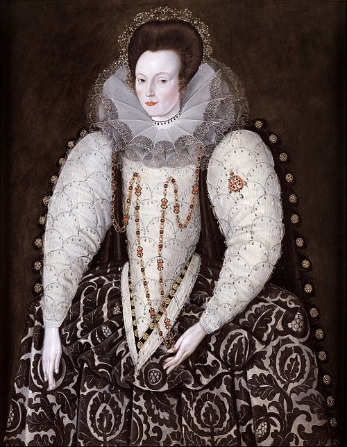 Frances, Lady Reynell, of West Ogwell, Devon, 1595, Robert Peake l'Ancien