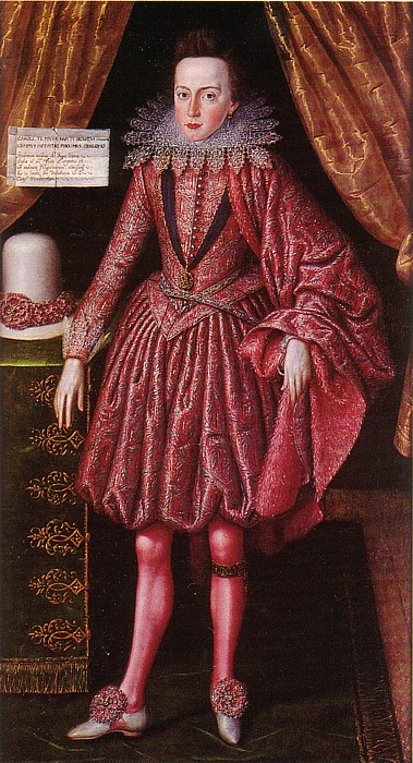 Charles I (1600–1649), 1613, Robert Peake l'Ancien