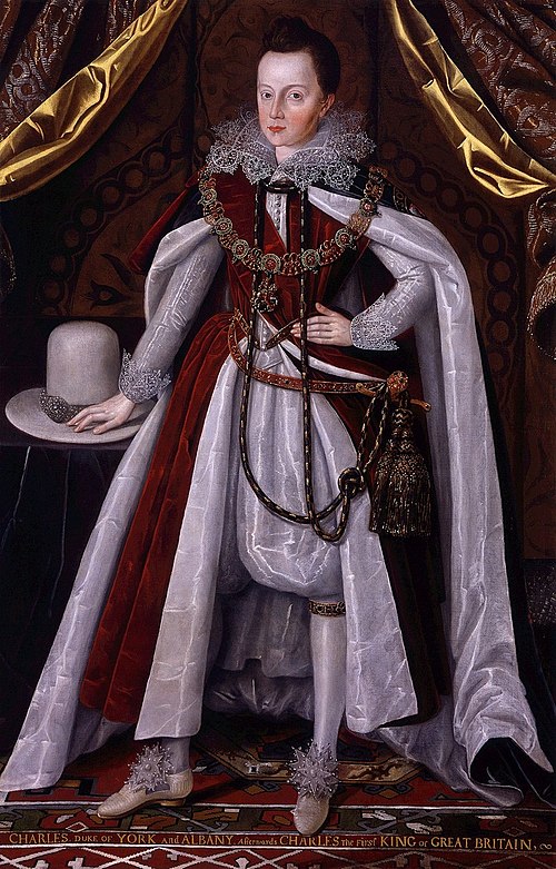 Ritratto di Carlo duca di York e Albany, 1612, Robert Peake l'Ancien
