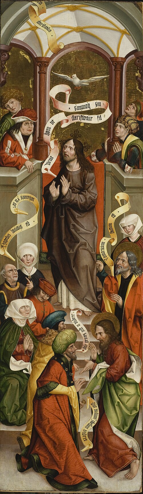 Christ Preaching in the Temple, 1480, Jan Polack