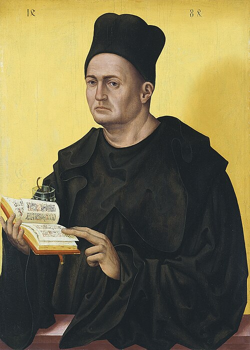 Portrait of a Benedictine Abbot, 1484, Jan Polack