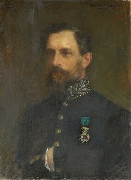 Portrait of Jon Peterssen, 1915, Eilif Peterssen