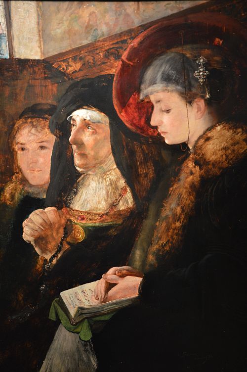 Under salmesangen, 1878, Eilif Peterssen