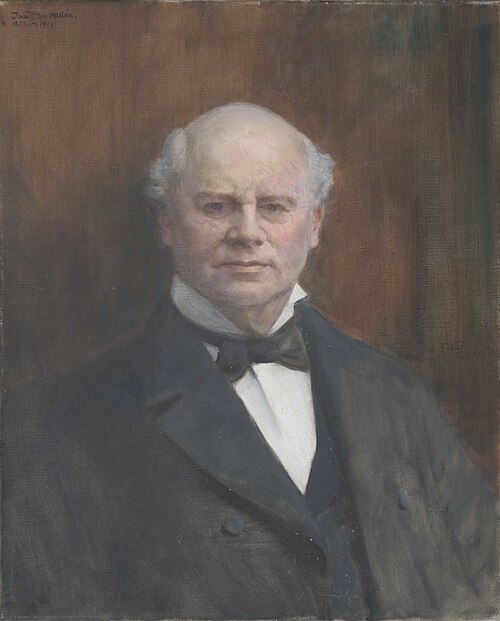Portrait of Jens Petter Hallén, 1924, Eilif Peterssen