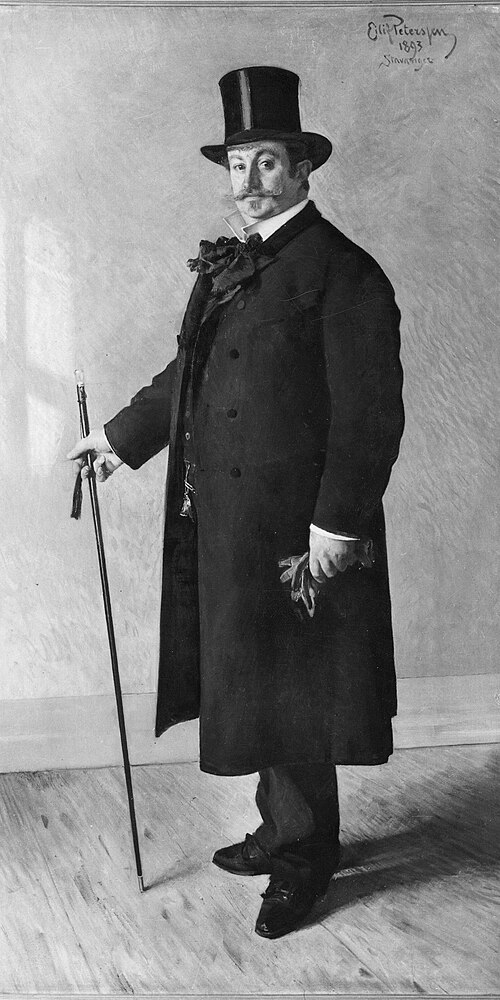 Alexander L. Kielland, 1893, Eilif Peterssen