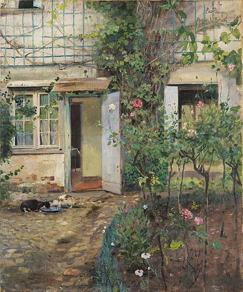 Old House in Normandy, 1896, Eilif Peterssen