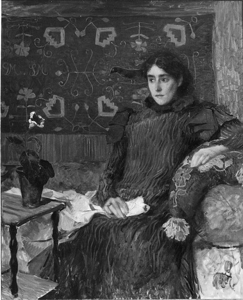 Portrett av Sigrun Munthe, 1905, Eilif Peterssen