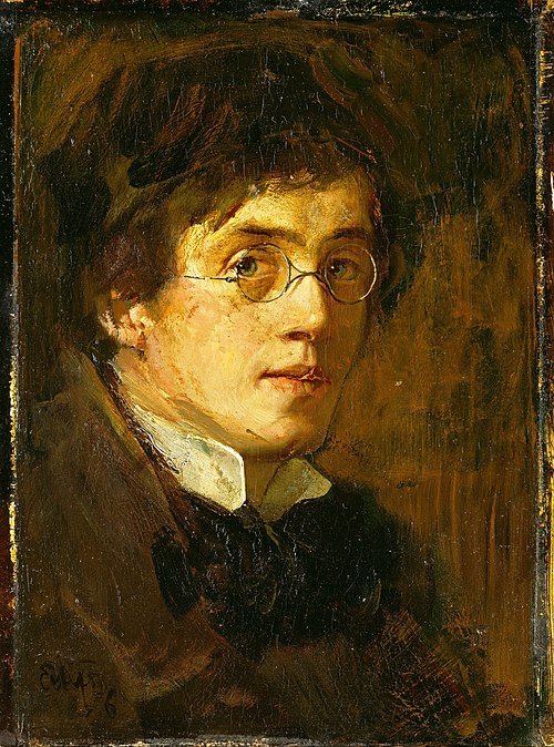 Self-Portrait, 1876, Eilif Peterssen