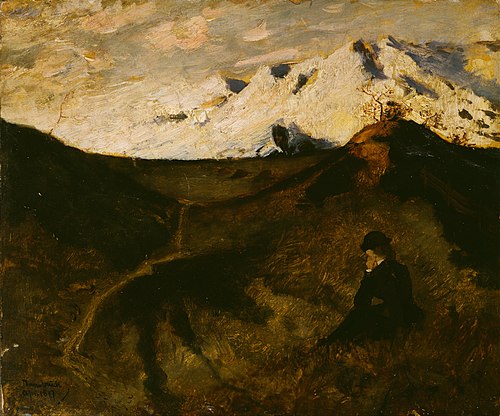 Mountains near Innsbruck, 1877, Eilif Peterssen