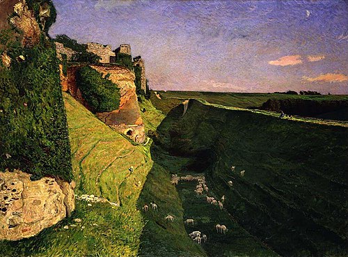 Chateau d'Arques in Normandy, 1896, Eilif Peterssen
