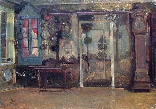 Interior from the Farm Tomle, 1901, Eilif Peterssen