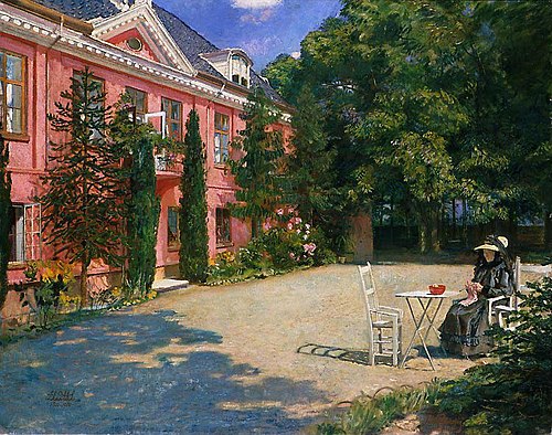 The Manor Ledaal in Stavanger, 1900, Eilif Peterssen