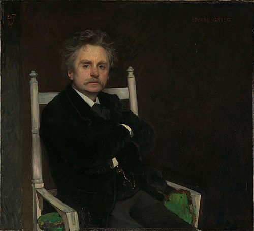 Edvard Grieg, 1891, Eilif Peterssen