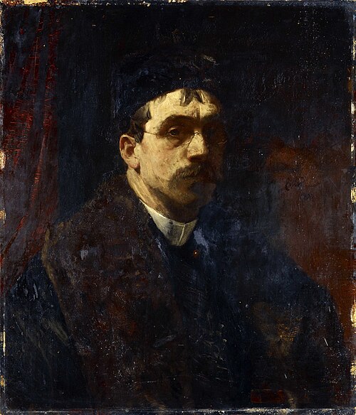 Self-portrait, 1890, Eilif Peterssen