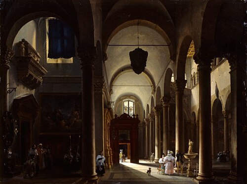 Interieur of the Cathedral of Pisa, 1835, Giovanni Migliara