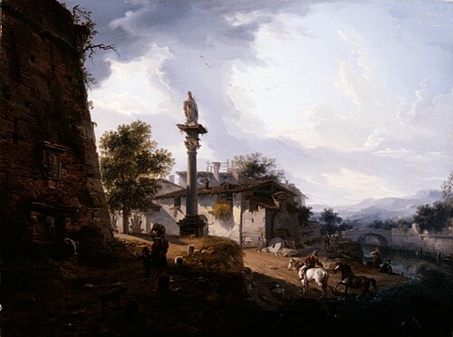 Veduta dei dintorni di Lecco, 1817, Giovanni Migliara