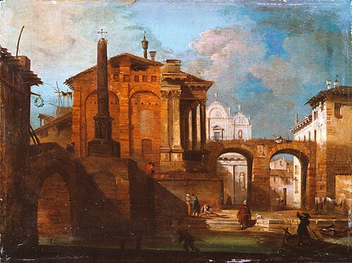 Imaginary View, 1812, Giovanni Migliara