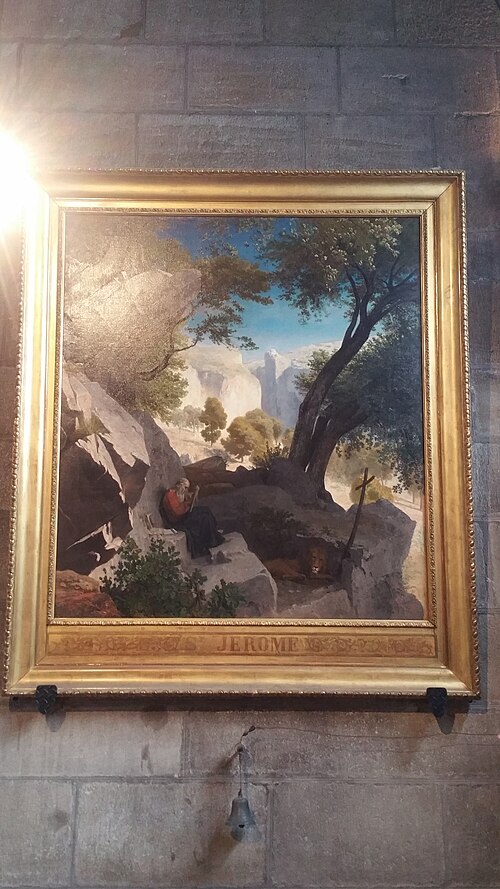 saint Jérome au désert, 1850, Eugène-Ferdinand Buttura