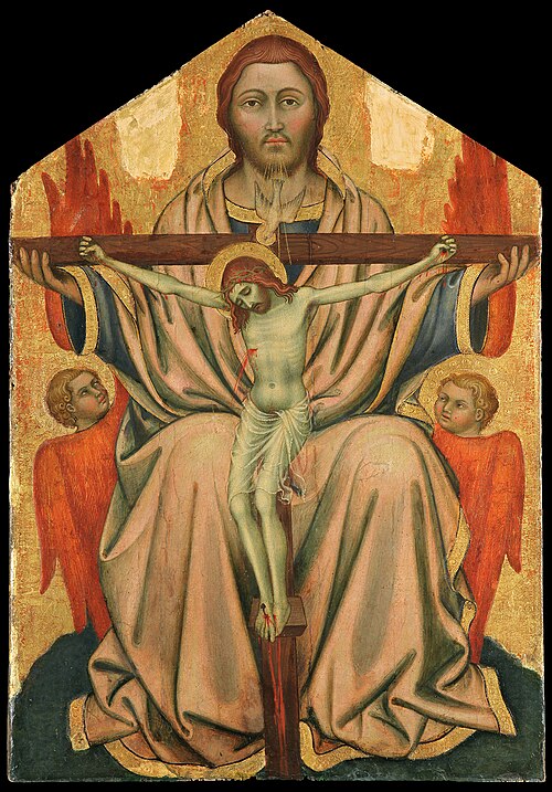 The Holy Trinity (Seat of Mercy), , Taddeo di Bartolo