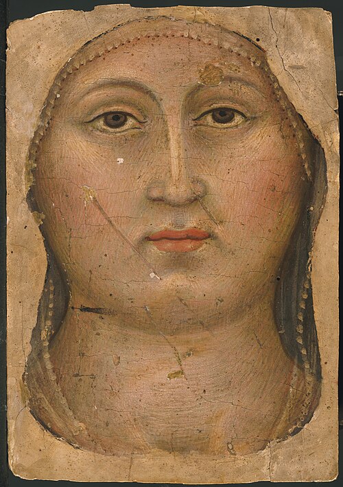 Head of the Virgin, 1397, Taddeo di Bartolo
