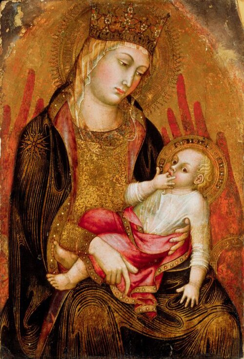 Vierge à l'Enfant, 1390, Taddeo di Bartolo