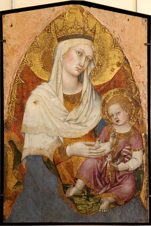 La Vierge et l'enfant, 1400, Taddeo di Bartolo