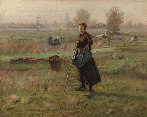 Cutting Grass, , Václav Brožík