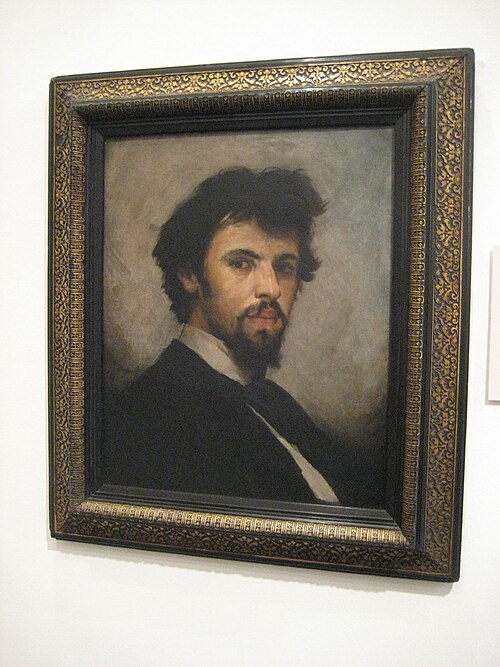 Portrait of Josef Václav Myslbek, , Václav Brožík