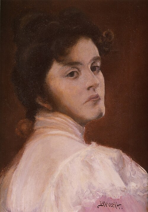 Portrait of a Lady, 1880, Václav Brožík