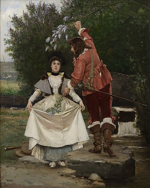 Jaro (U potoka), 1899, Václav Brožík