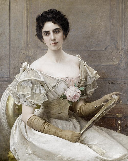 At the ball, 1898, Václav Brožík