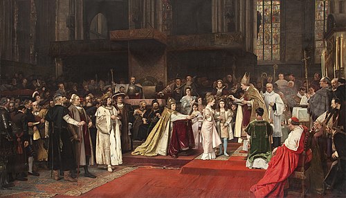 Tu felix Austria nube, 1896, Václav Brožík