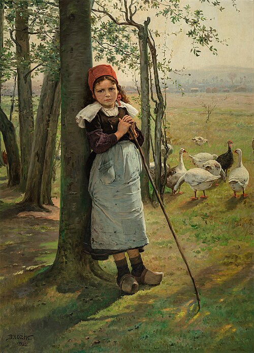 Goose Girl, 1880, Václav Brožík