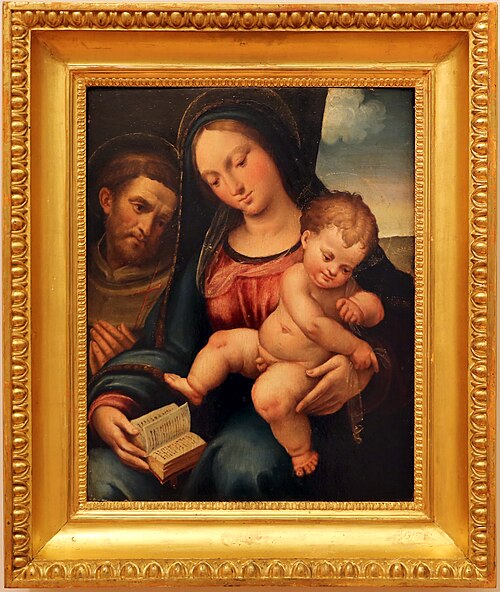 madonna col bambino e san francesco, , Bartolommeo Ramenghi