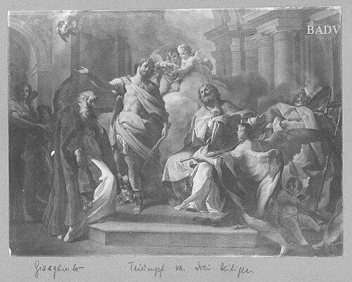 Thriumph of three Saints, 1741, Corrado Giaquinto