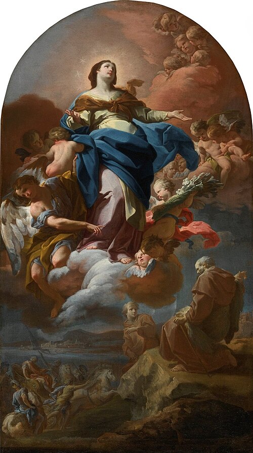 The Immaculate Conception with the Prophet Elijah, , Corrado Giaquinto